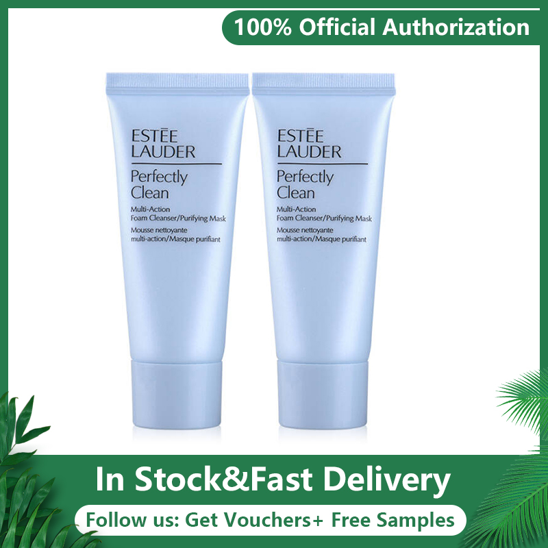 [30ml x 2pcs]Estee Lauder Perfectly Clean Multi-Action Foam Cleanser ...
