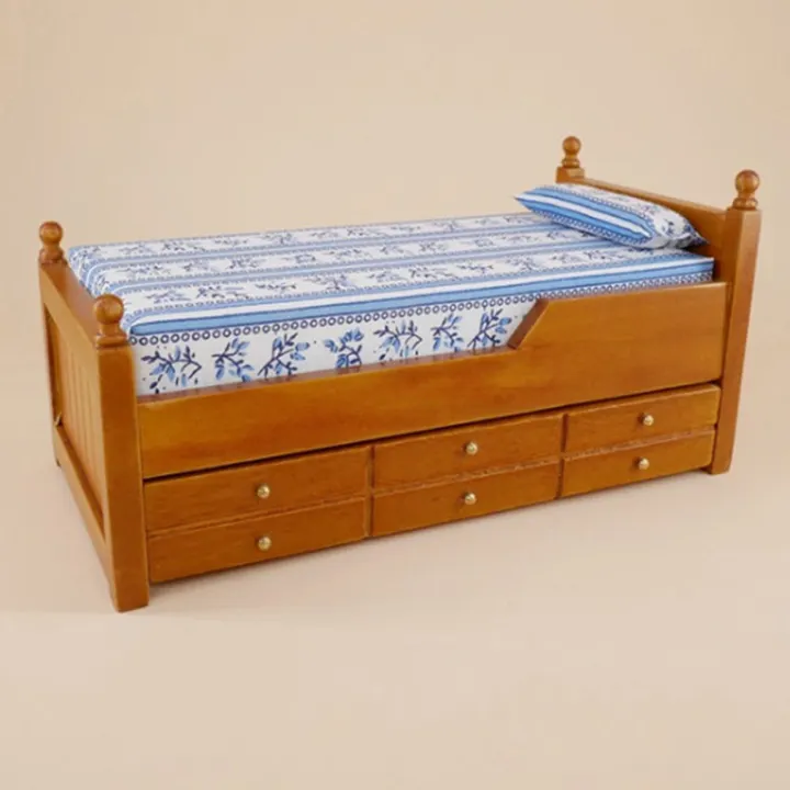 wooden bed for dolls