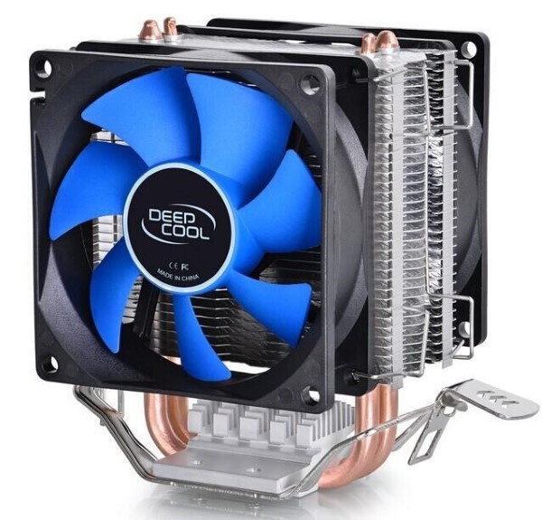 iHAVECPU FAN COOLING CPU (ระบบระบายความร้อน ซีพียู) Deepcool 2Fans 2 Heatpipes Cpu Cooler Ice Edge Mini Fs Dual Blades SKU-00259