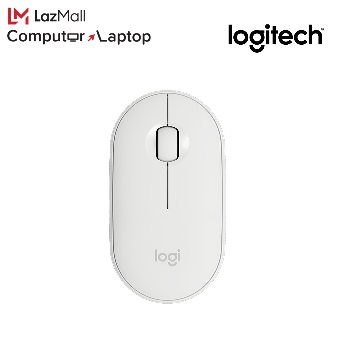Logitech Pebble M350 Wireless Mouse ระยะการเชื่อมต่อไร้สาย 10 เมตร, DPI 1000, เทคโนโลยี Bluetooth พลังงานต่ำ, port USB  (M350-WIRELESS-MS) ( เมาส์)