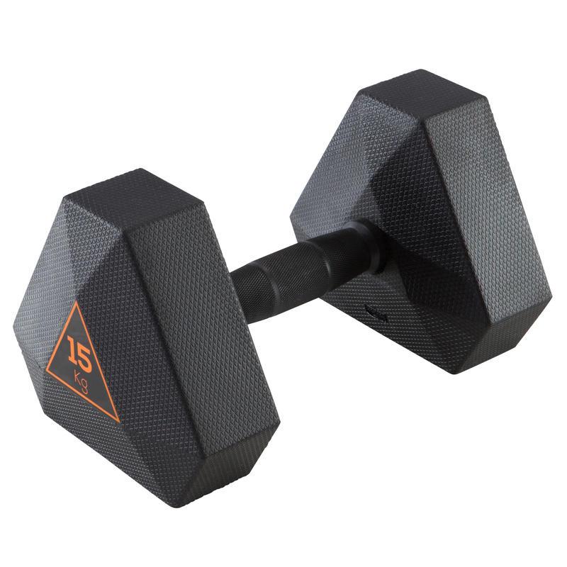 ดัมบ์เบลหกเหลี่ยม HEX DUMBBELL 15 KG