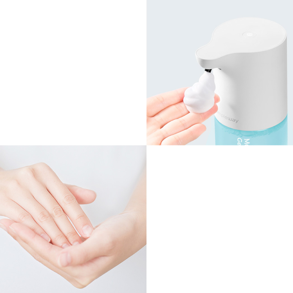[ทักแชทรับคูปอง]Simpleway เครื่องจ่ายโฟมอัตโนมัติ ทำความสะอาดมือ ฆ่าแบคทีเรีย 99.99% เนื้อโฟมนุ่มนวล สี (Refill) สูตรสีชมพู สี (Refill) สูตรสีชมพู