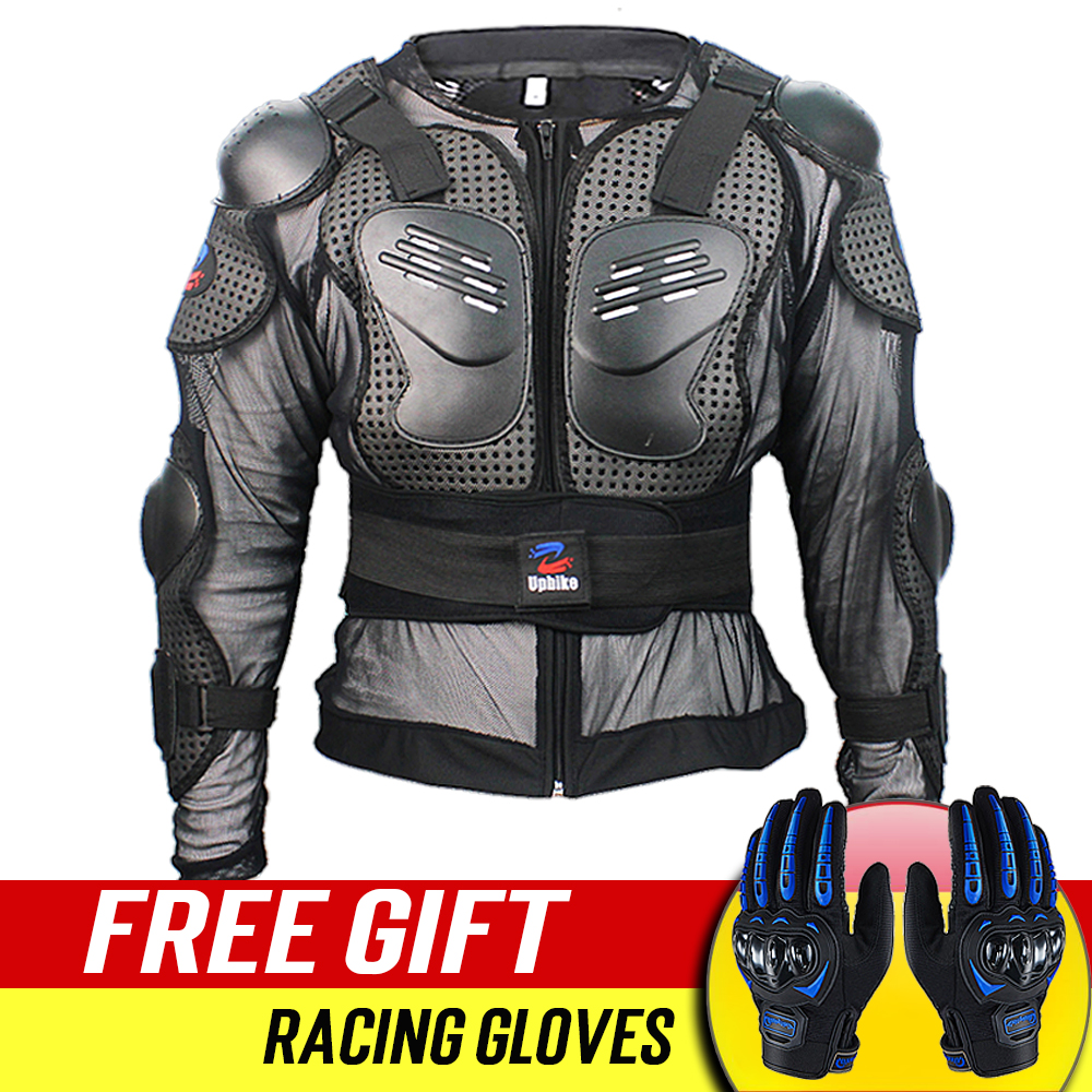 รถจักรยานยนต์ใหม่ป้องกันถุงมือป้องกันเสื้อรถจักรยานยนต์ Moto เต่าสีดำ Capacete De Motocross แจ็คเก็ต