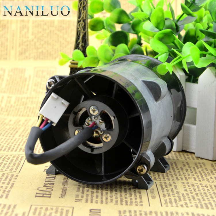 NANILUO 12V 16.5A 10CM super violent metal fan car modified highpower