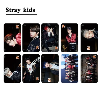 10pcs/set Kpop Stray Kids Photocard New Arrivals HD photo Double side print K pop stray kids Lomo Cards new arrivals