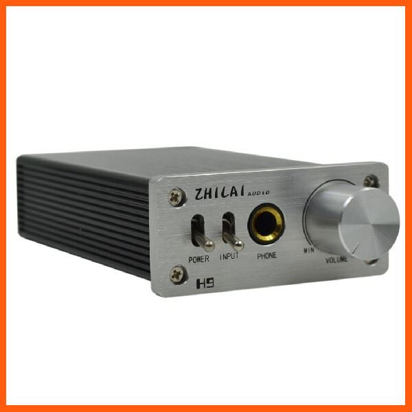 #ลดราคา (Silver)ZHILAI H9 DC 24V Digital Stereo Headphone Amplifier TPA6120A2