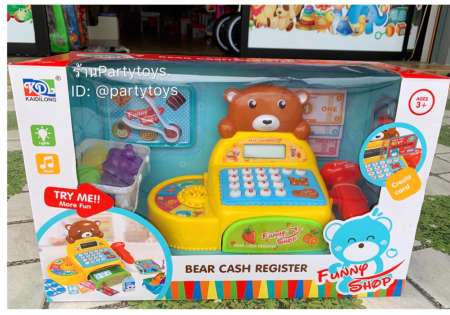 #partytoys แคชเชียร์หมี คิดเงินได้จริง