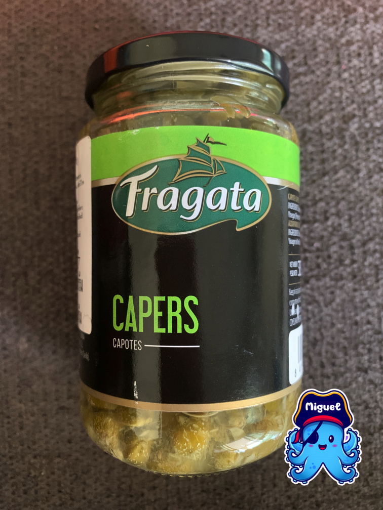 FRAGATA Capers in brine Size 335 g. Lazada.co.th