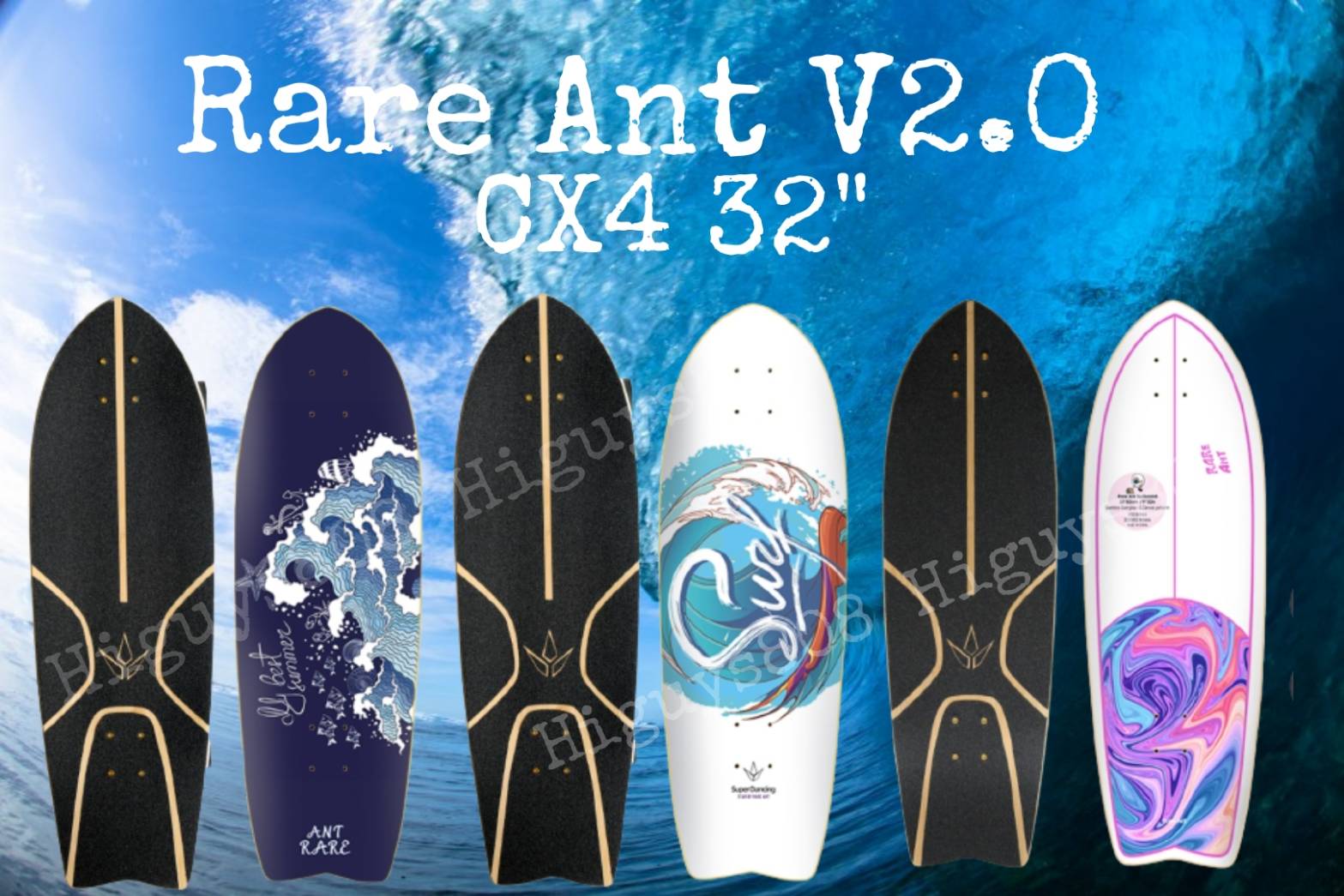 พร้อมส่ง Surfskate RareAnt V2.0 ทรัคCX4 Size32