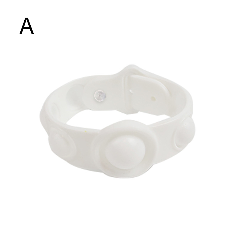StarryBaby Finger Stress Relief Bracelet Wearable Sensory Wristband Toy Silicone Bracelet