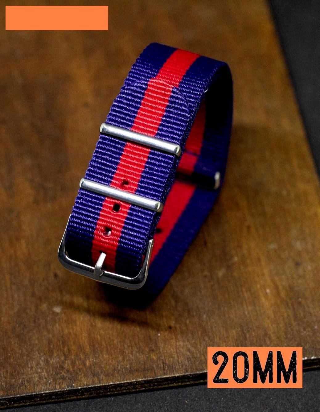 barel สายนาฬิกา นาโต้ ซูลู nato zulu ผ้าไนล่อน ไซส์ 20 มม