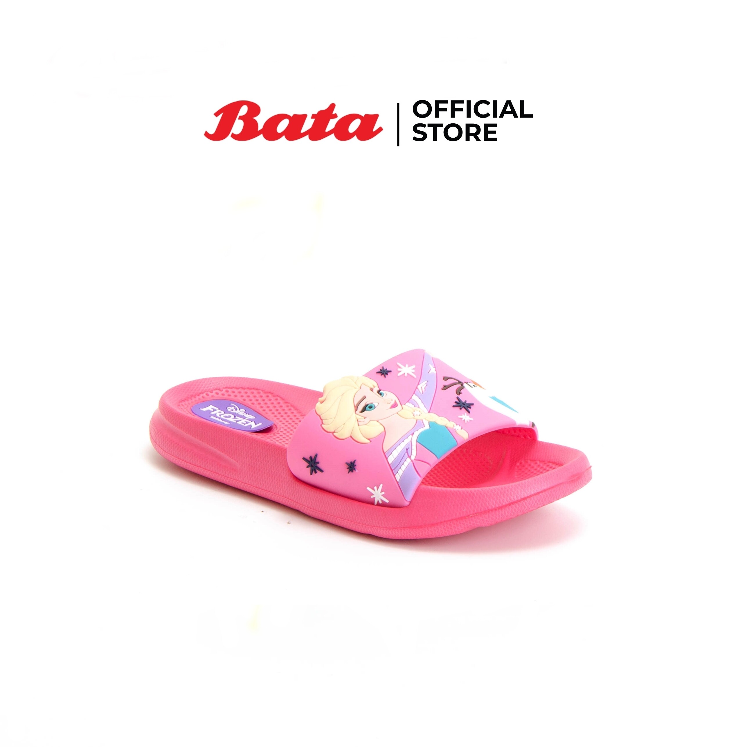 *Best Seller* BATA BBG SUMMER รองเท้าแตะเด็กหญิง ลาย FROZEN แบบสวม เปิดส้น สีชมพู รหัส 1615520 (เด็กหัดเดิน) /3615520 (เด็ก) สี สีชมพู ไซส์ EU 32 สี สีชมพูไซส์ EU 32
