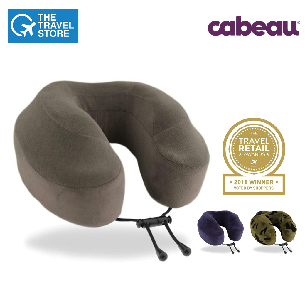 CABEAU Evolution Classic® Neck Pillow หมอนรองคอเมมโมรี่โฟม 100% รุ่น Classic เรียบหรู ช่วยซับพอร์ตได้ดี รับประกัน 2 ปี