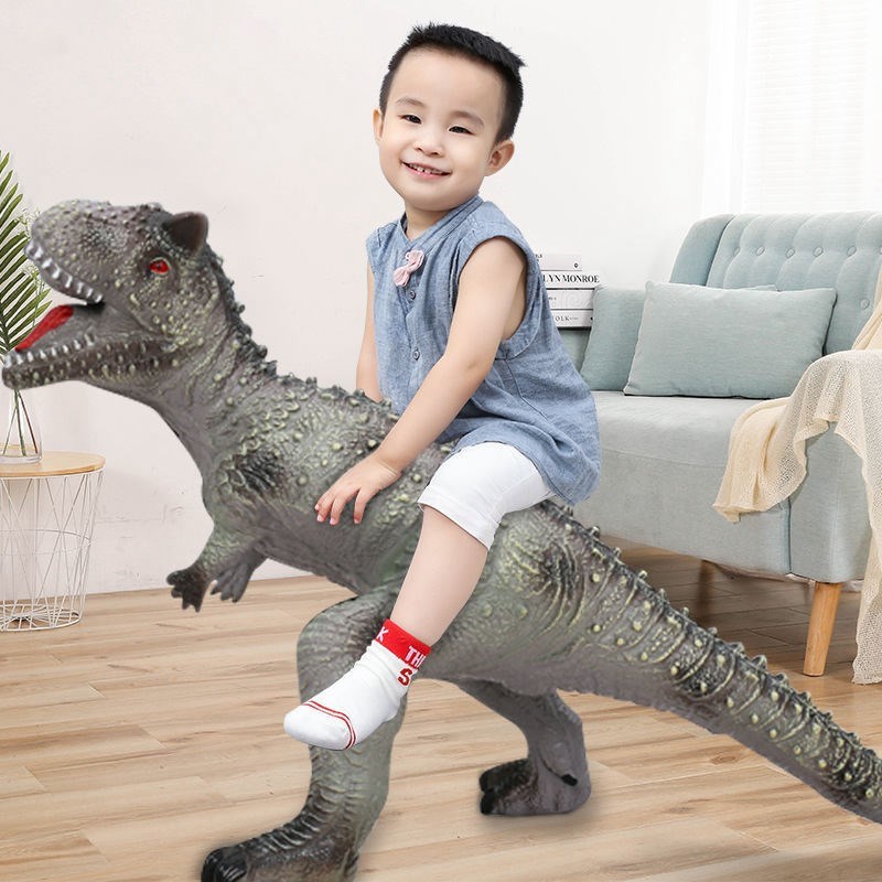 ยักษ์เร็กซ์ของเล่นไดโนเสาร์ยักษ์พูดคุยกับซูเปอร์ขนาดใหญ่พิเศษพลาสติกสามเหลี่ยมมังกรจำลองสำหรับเด็ก ของเล่น