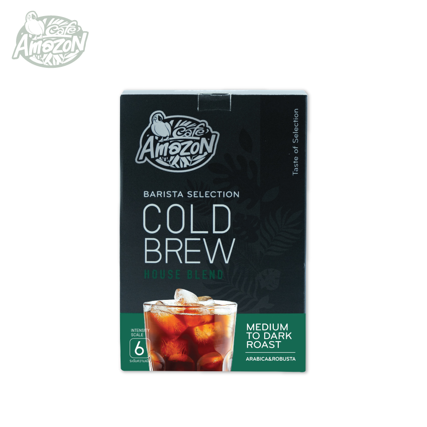 Amazon House Blend Cold Brew Coffee (กาแฟสกัดเย็น อเมซอน เฮ้าส์เบลนด์)