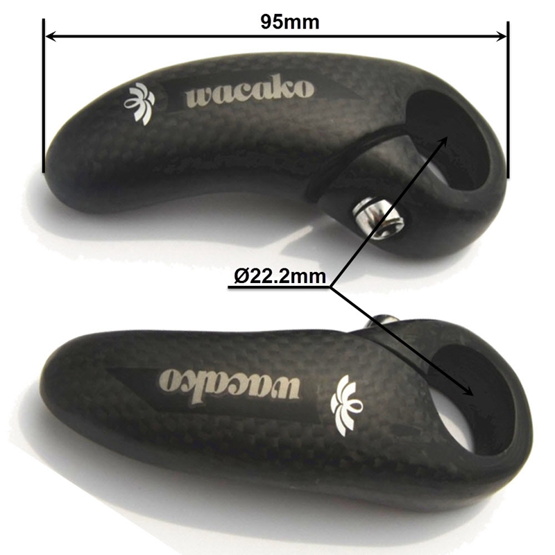 Wacako Carbon Bicycle Bar End Bike Ergonomics Design Mountain Bike