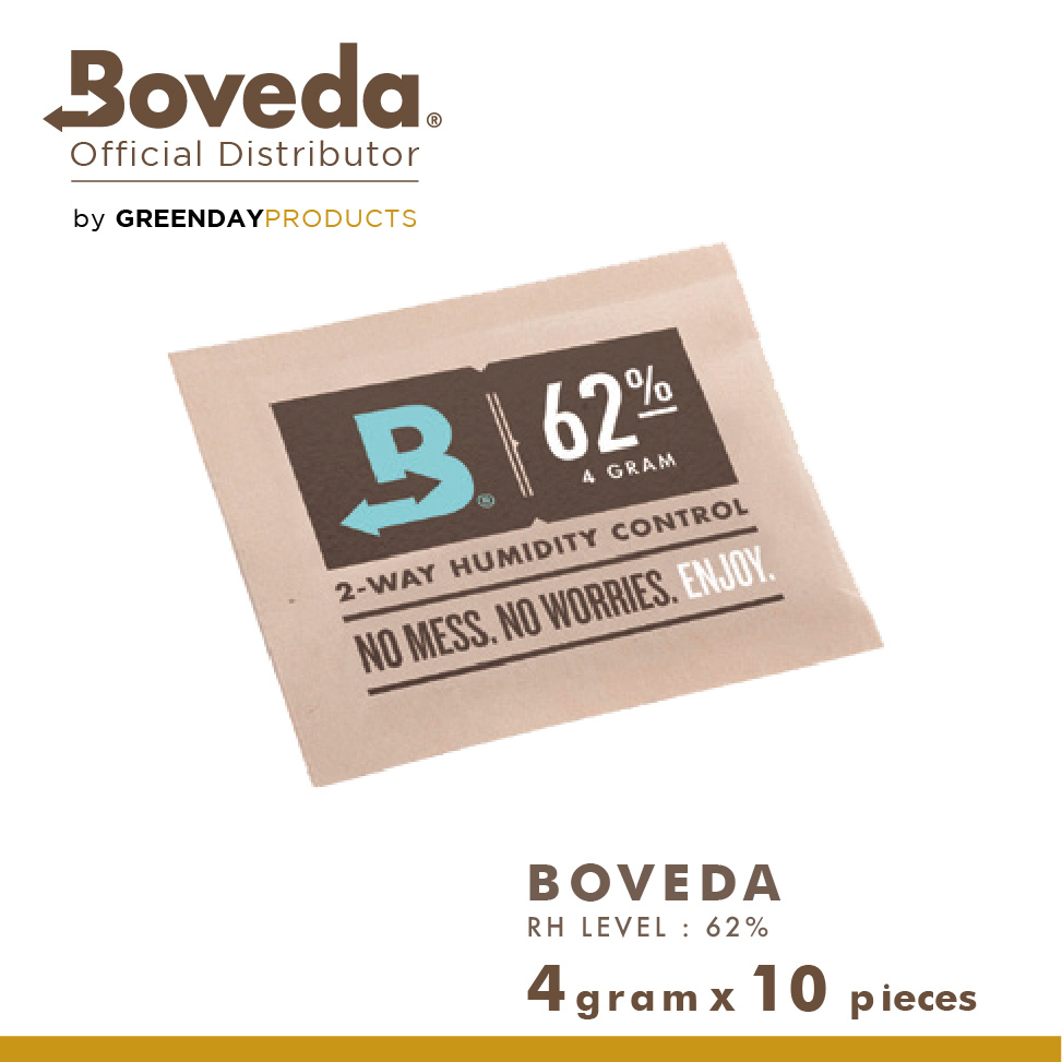 Boveda Official 2-Way Humidity Control ( 4grams 62% rh 10pcs ) ซองควบคุมความชื้น  (10 ชิ้น) ของแท้ 100% พร้อมส่ง