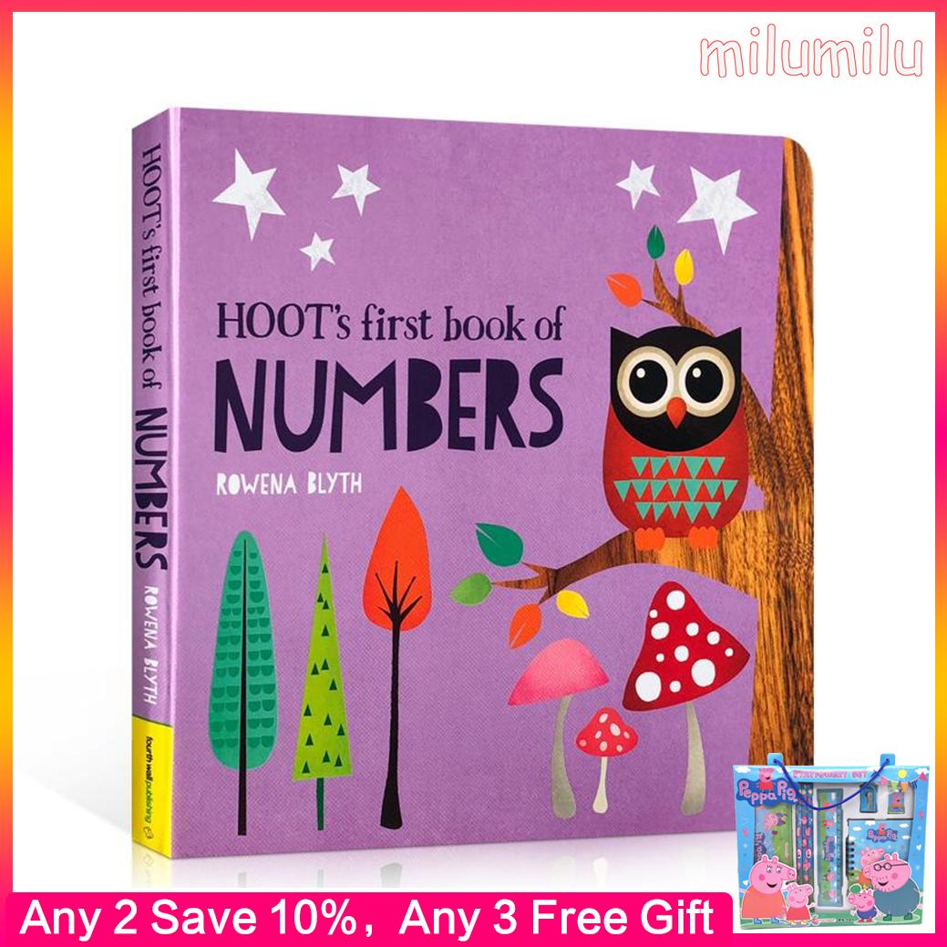 Original หนังสือภาษาอังกฤษ Hoot's First Book of ตัวเลขหนังสือนิทาน 3-6 ปีเด็กของเล่นเพื่อการศึกษา