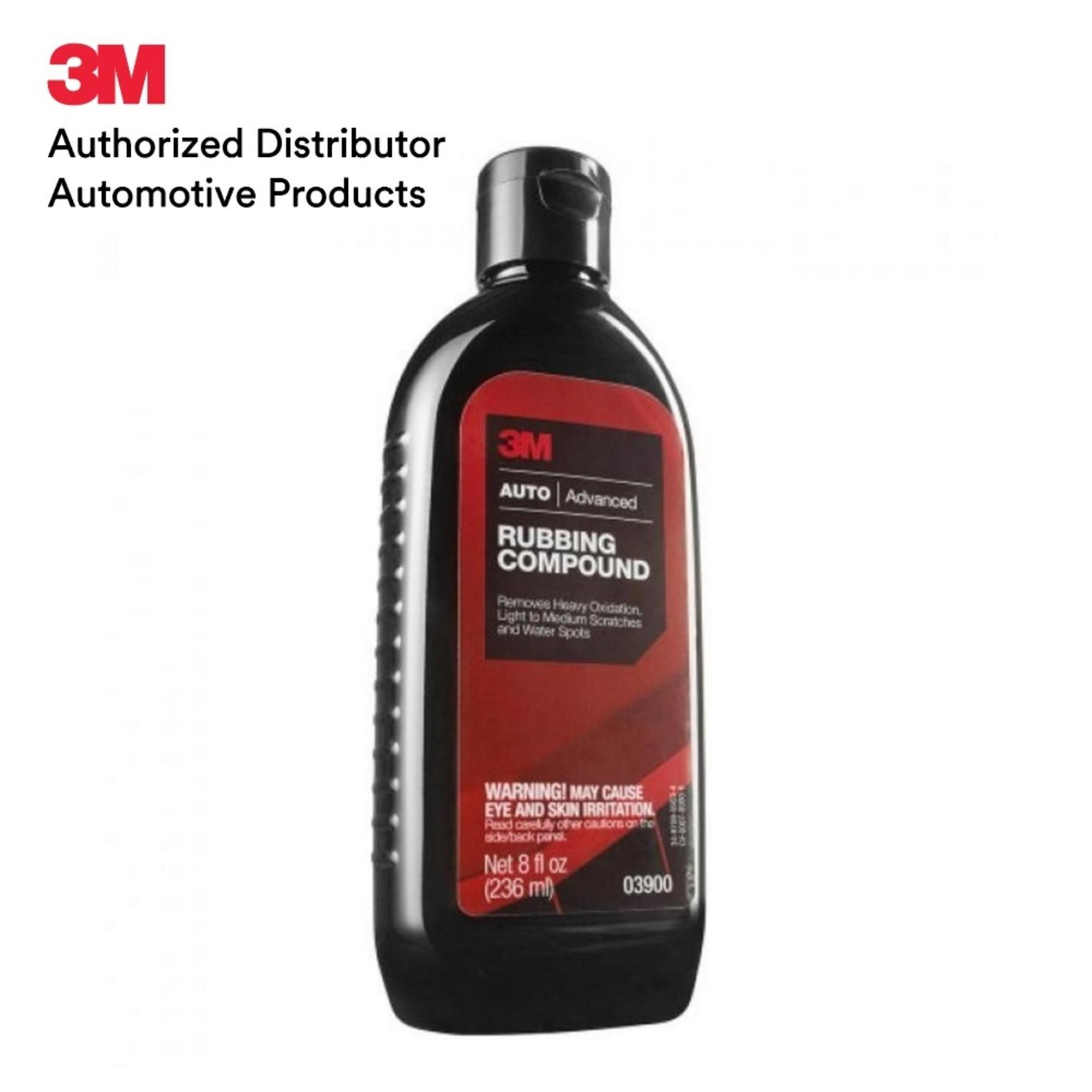 3M Rubbing Compound 8 Oz 4/Case V11 , Pn03900  [Made In Usa] 3เอ็ม น้ำยาขัดหยาบ น้ำยาขัดลบรอย สำหรับลบรอยขีดข่วน และรอยกระดาษทรายเบอร์ 1500 ขนาด 8 ออนซ์ [สินค้านำเข้าจากอเมริกา]