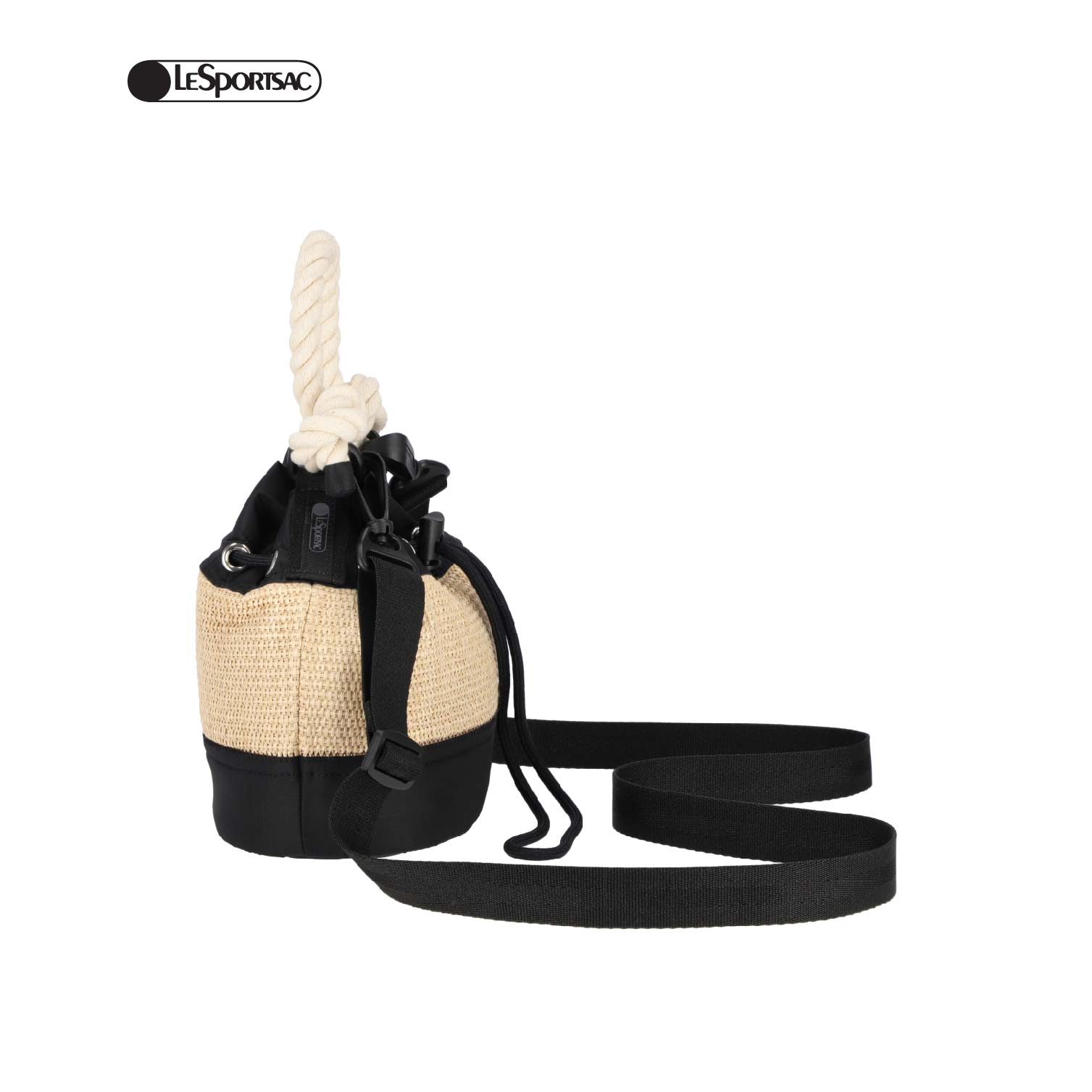 Lesportsac Raffia Mini Bucket Bag กระเป๋ามินิ กระเป๋าสาบใบ