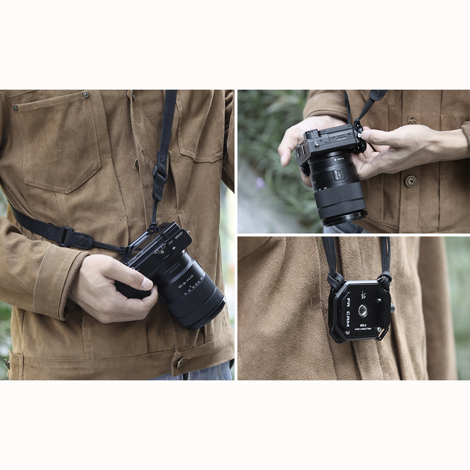 Ulanzi Falcam F38 Quick Release Camera Strap Clip ชุดเพลทติดสายสะพายกล้อง สายคล้องกล้อง แบบ