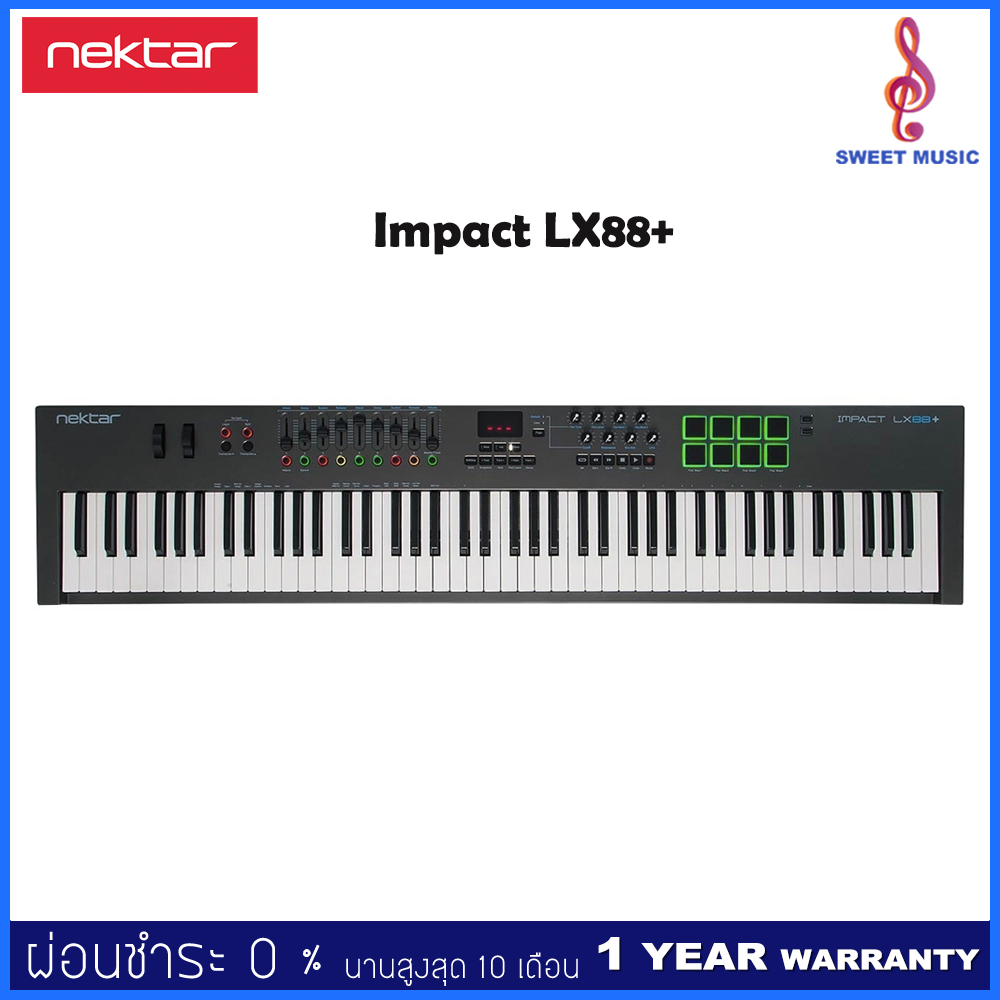 Nektar Impact LX88+ คีย์บอร์ดใบ้