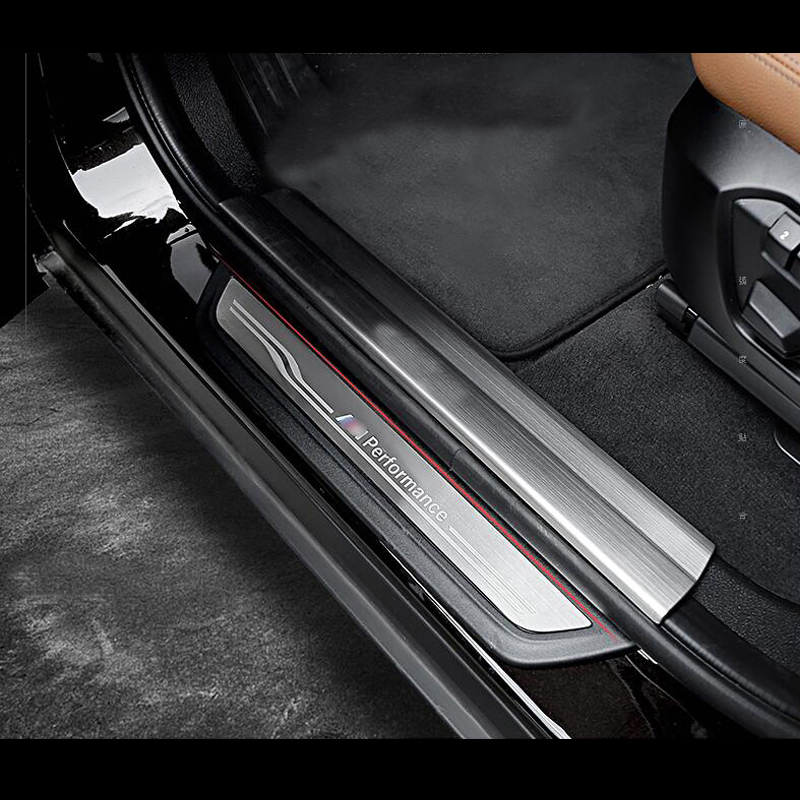 Accessories Door Sill Scuff Plate Guards Protector Stickers For BMW 3 4