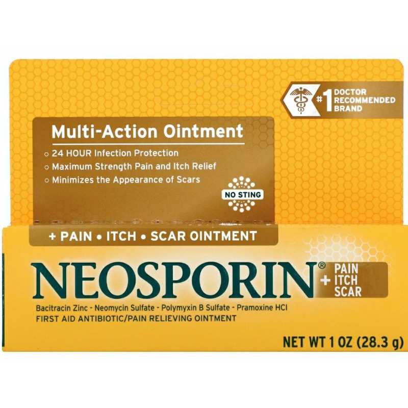 Neosporin Multi-Action Ointment 0.5oz / 1oz ยาทาแผลสด ฆ่าเชื้อ ลดการเกิดแผลเป็น