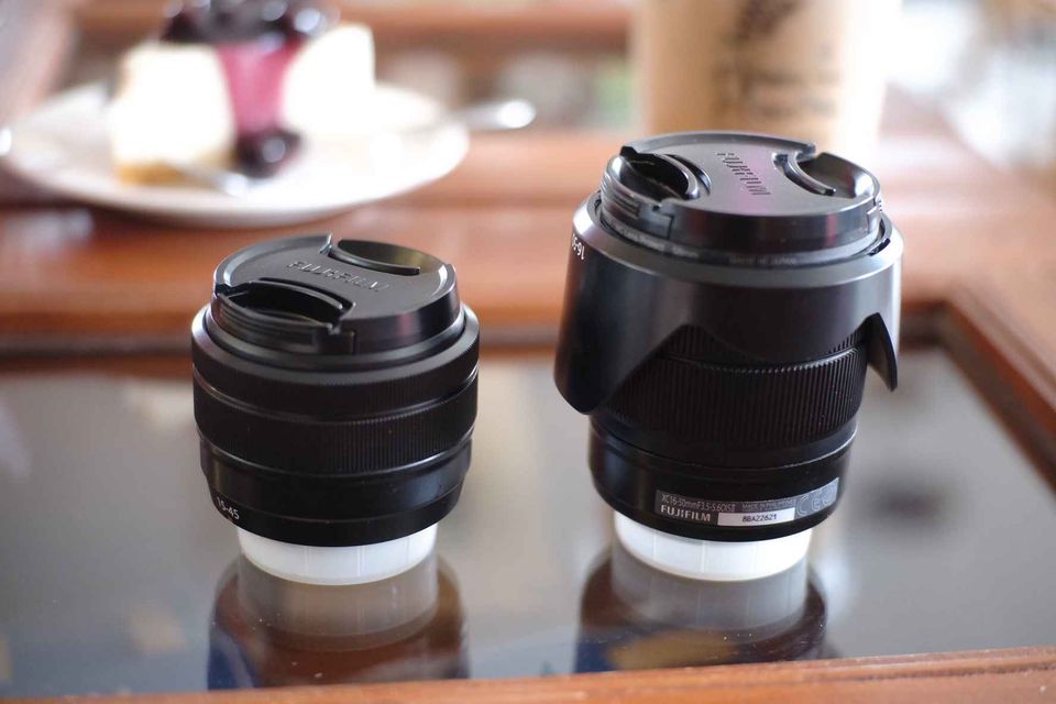 เลนส์ฟูจิ fujinon 15 -45 /16-50 มีกล่อง สวยมาก