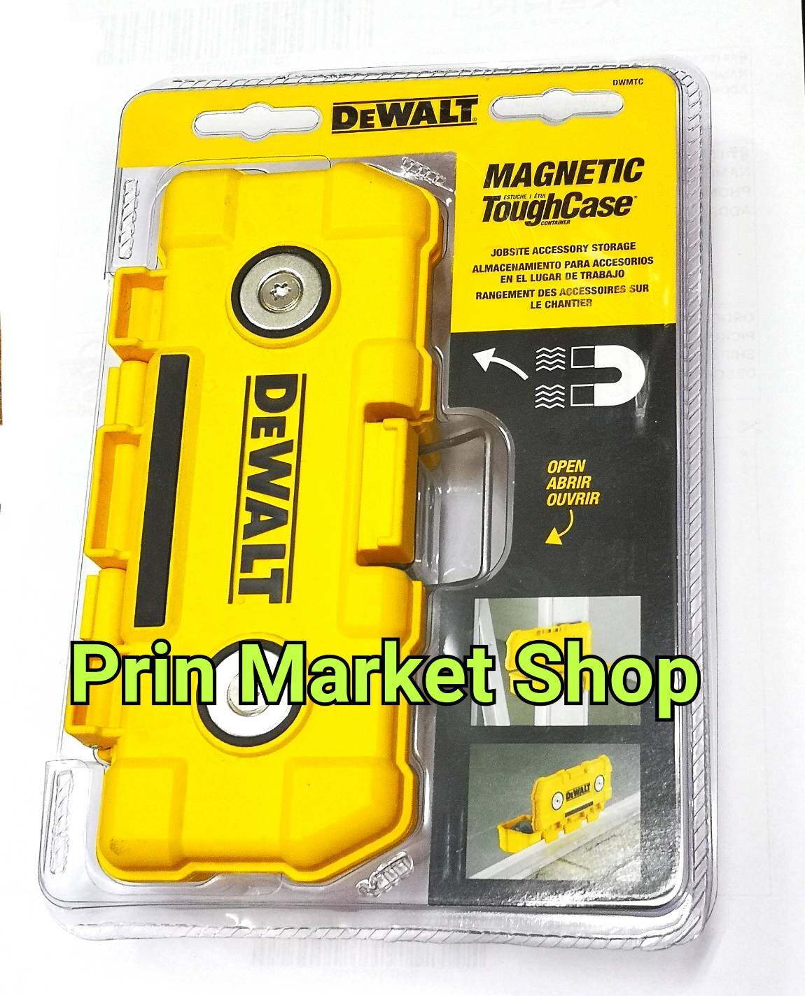DeWalt กล่องเครื่องมือ แม่เหล็ก DWMTC #6686570  Magnetic Tough Case ใส่ น๊อต สกรู ดอกสว่าน และ อุปกรณ์งานช่างชนิดต่างๆ