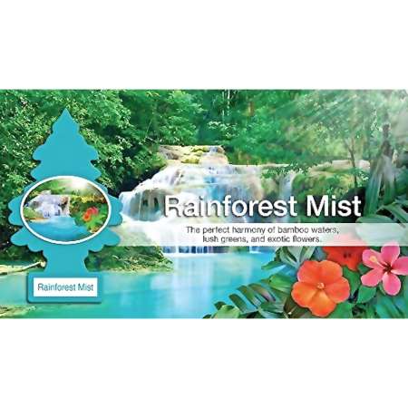 แผ่นน้ำหอมปรับอากาศ Little Trees กลิ่น Rain Forest Mist (pcs-3)