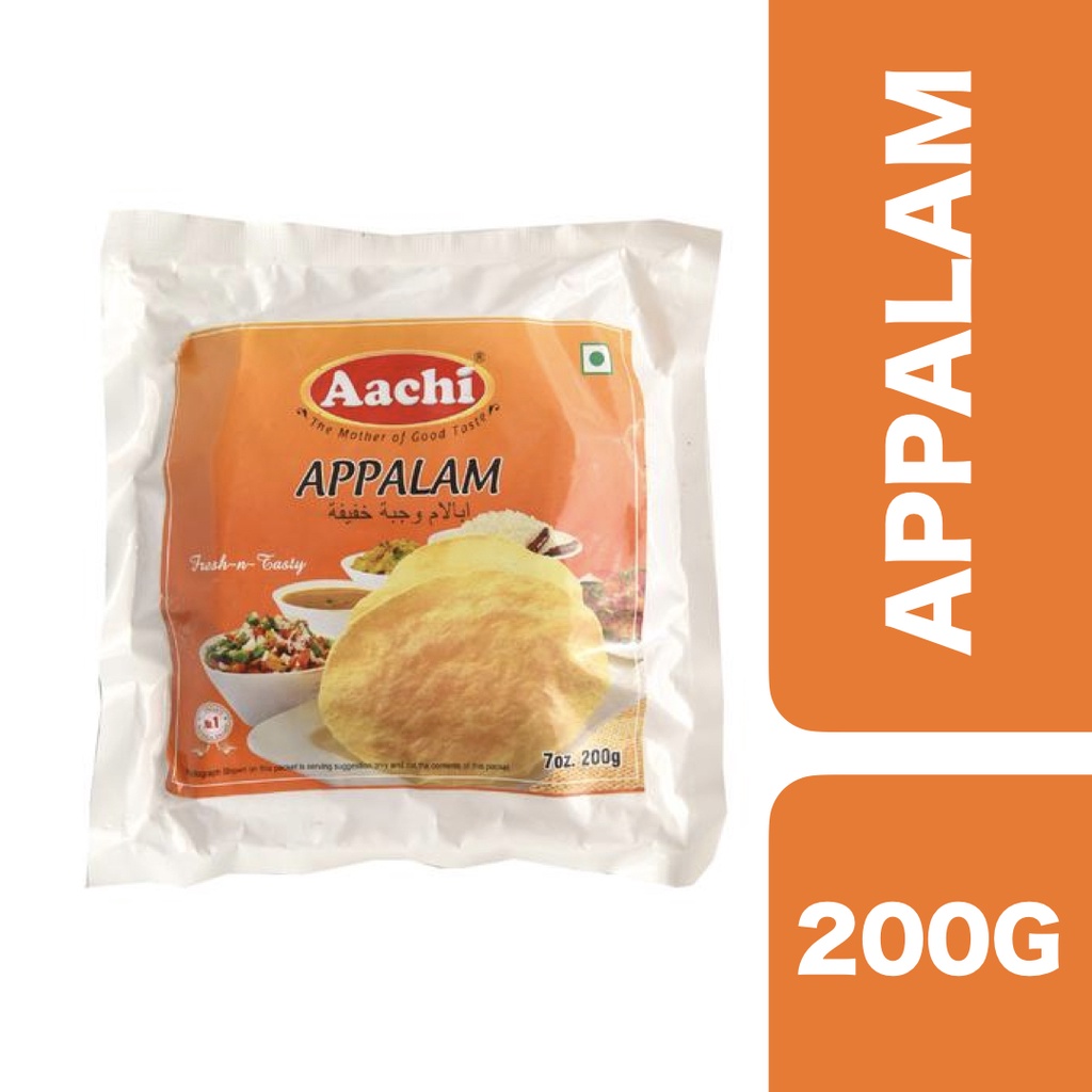 Aachi Appalam Papad (Papadum) 200gm - TALADINDIA - ThaiPick