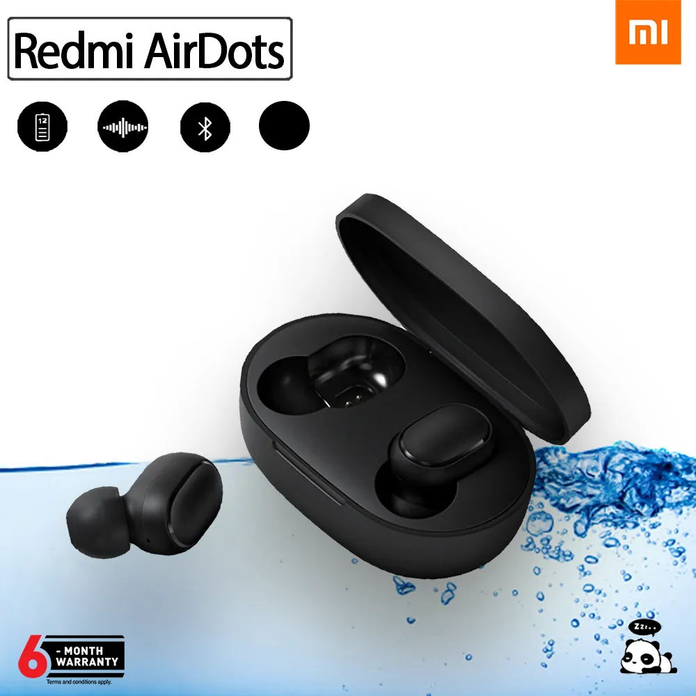 Xiaomi Redmi AirDots หูฟังบลูทูธ TWS True Wireless Bluetooth Earphone บลูทู ธ หูฟังสเตอริโอบลูทู ธ 5.0 เบสหูฟังกับไมค์แฮนด์ฟรี