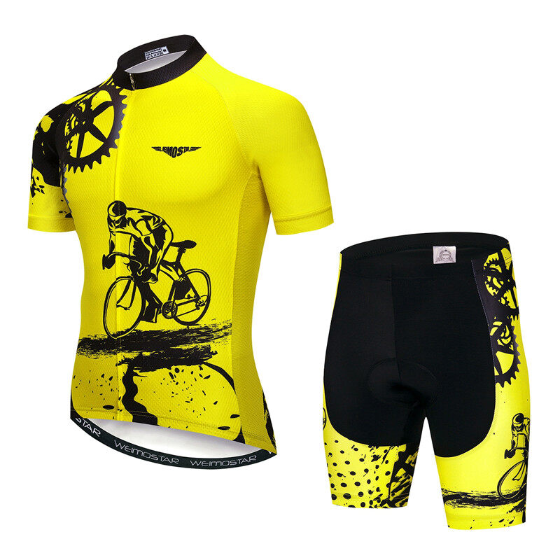 เสื้อเจอร์ซีย์นักปั่นชุดจักรยานเสือภูเขาสำหรับผู้ชายเสื้อผ้าฤดูร้อนสวมใส่จักรยาน MTB เสื้อผ้า Anti-UV เสื้อผ้าสำหรับขี่จักรยาน