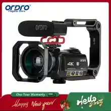 ภาพขนาดย่อของภาพหน้าปกสินค้าORDRO HDR-AC3 30MP 4K Digital Video Camera Ultra HD Photography IR Night Vision WiFi for Vlogging Yo Camcorder จากร้าน ORDRO Flagship Store บน Lazada ภาพที่ 1