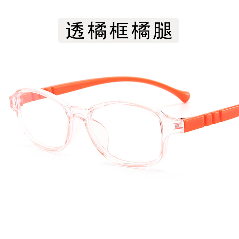 2021ใหม่เด็กกระจกแบนแฟชั่นแว่นตาป้องกันแสงสีฟ้ากรอบแว่นตาเด็กเกาหลีแว่นตาตาข่ายเด็กแว่นตา