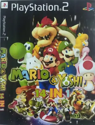 แผ่นเกมส์ Ps2 Mario Yoshi 14in1