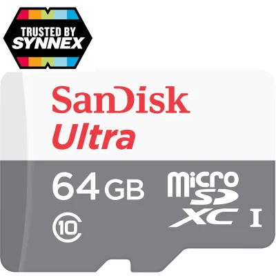 Sandisk MicroSD Ultra 64GB 80MB/s No Adapter ประกันSynnex 7ปี