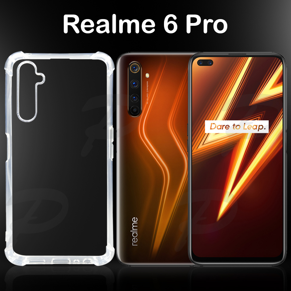 เคสใส เคสสีดำ กันกระแทก เรียวมี 6 โปร รุ่นหลังนิ่ม  Use For Realme 6 Pro Tpu Soft Case (6.6) สี กันกระแทก สี กันกระแทกรูปแบบรุ่นที่ีรองรับ Realme 6 Pro