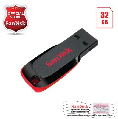 SanDisk Cruzer Blade Flash Drive 32GB USB 2.0 Pendrive CZ50