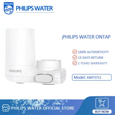Philips water purifier on tap AWP3751/97 genuine water purifier with a premium faucet, 4 layers, Crisp and Pure tasting water straight from the tap [ Warranty 1 Years]