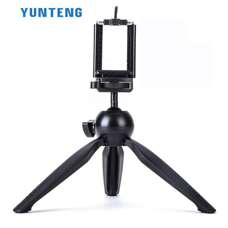 ขาตั้งกล้องและมือถือ YUNTENG YT-238 Mini tripod For Smartphone Camera ของแท้!! ขาตั้ง 3 ขา ขาตั้งเล็ก ขาตั้งกล้อง