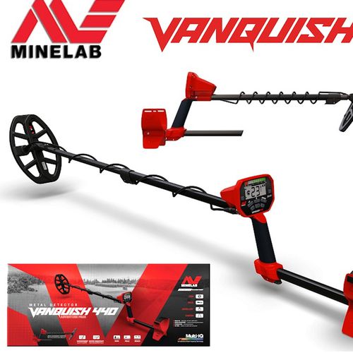 Minelab VANQUISH 440 เครื่องตรวจจับโลหะ เหรียญ เงิน ทองคำ แร่ พระ ตะกั่ว ของมีค่า สมบัติ