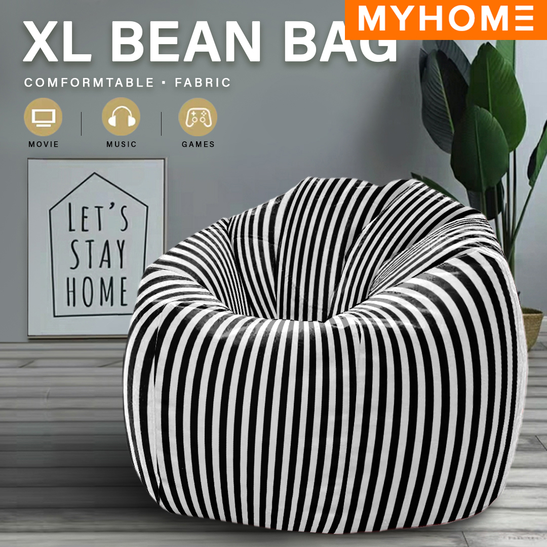 (สินค้าพร้อมส่ง) MYHOME DESIGN : เก้าอี้เม็ดโฟม เบาะนั่ง คุณภาพดี โซฟา ราคารวมเม็ดโฟมแล้ว [70cm x 70cm x 65cm] bean bag+beads ผ้าบีนแบ็ค+เม็ดโฟม