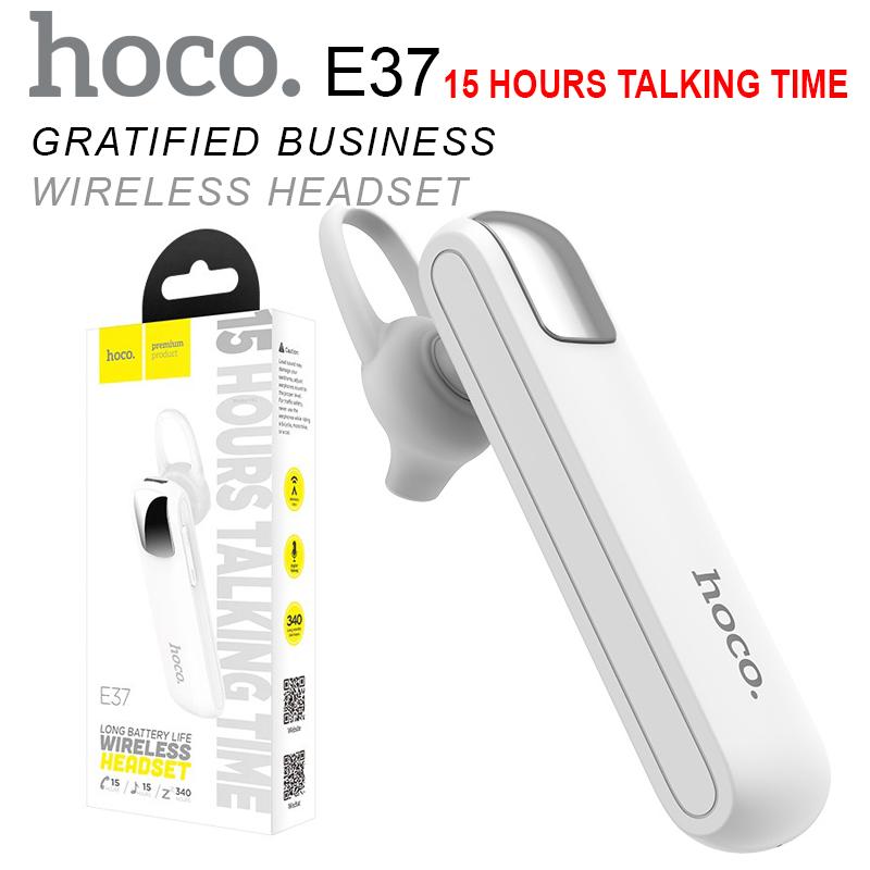Hoco Wireless Headset หูฟังบลูทูธไร้สาย E37 Gratified Business Earphone With Mic