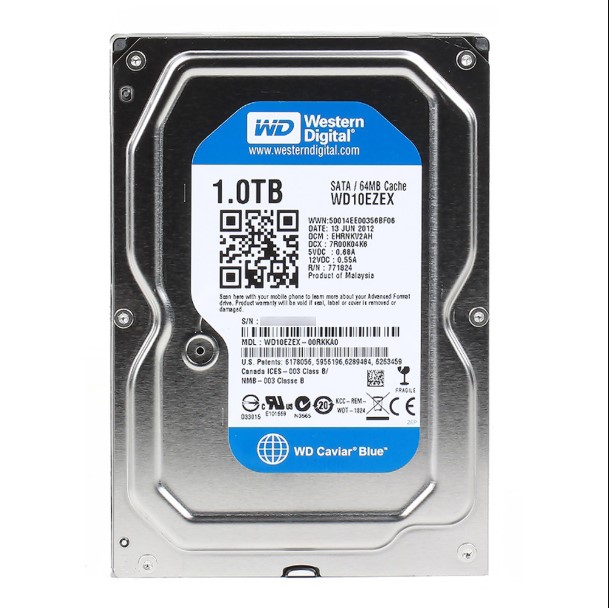 (พร้อมส่ง) WD HDD 1 TB WD BLUE 7200RPM SATA3 รุ่น WD10EZEX by MP2002