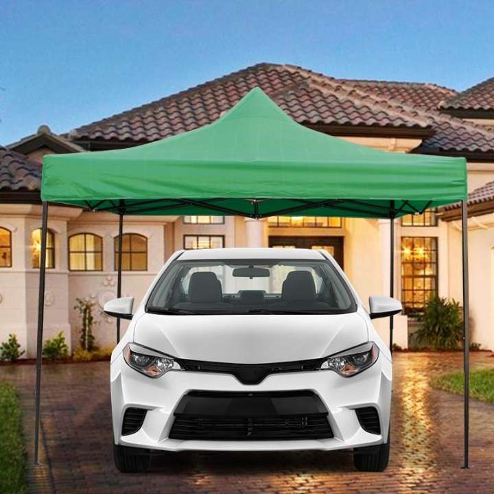 B&G Tent เต็นท์จอดรถพับได้ โรงจอดรถพับได้ ที่จอดรถพับได้ กันฝน กันแดด ขนาด 3 x 3 เมตร (Green) B&G Tent เต็นท์จอดรถพับได้ โรงจอดรถพับได้ ที่จอดรถพับได้ กันฝน กันแดด ขนาด 3 x 3 เมตร (Green)