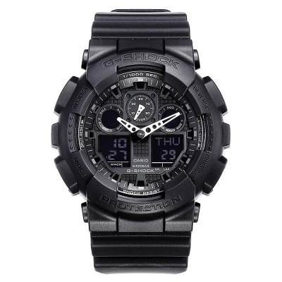 Casio G-SHOCK ซีรีส์เทรนด์แฟชั่นกีฬานาฬิกากันน้ำของผู้ชาย GA-100-1A1DR (สีดำ) Casio G-SHOCK ซีรีส์เทรนด์แฟชั่นกีฬานาฬิกากันน้ำของผู้ชาย GA-100-1A1DR (สีดำ)