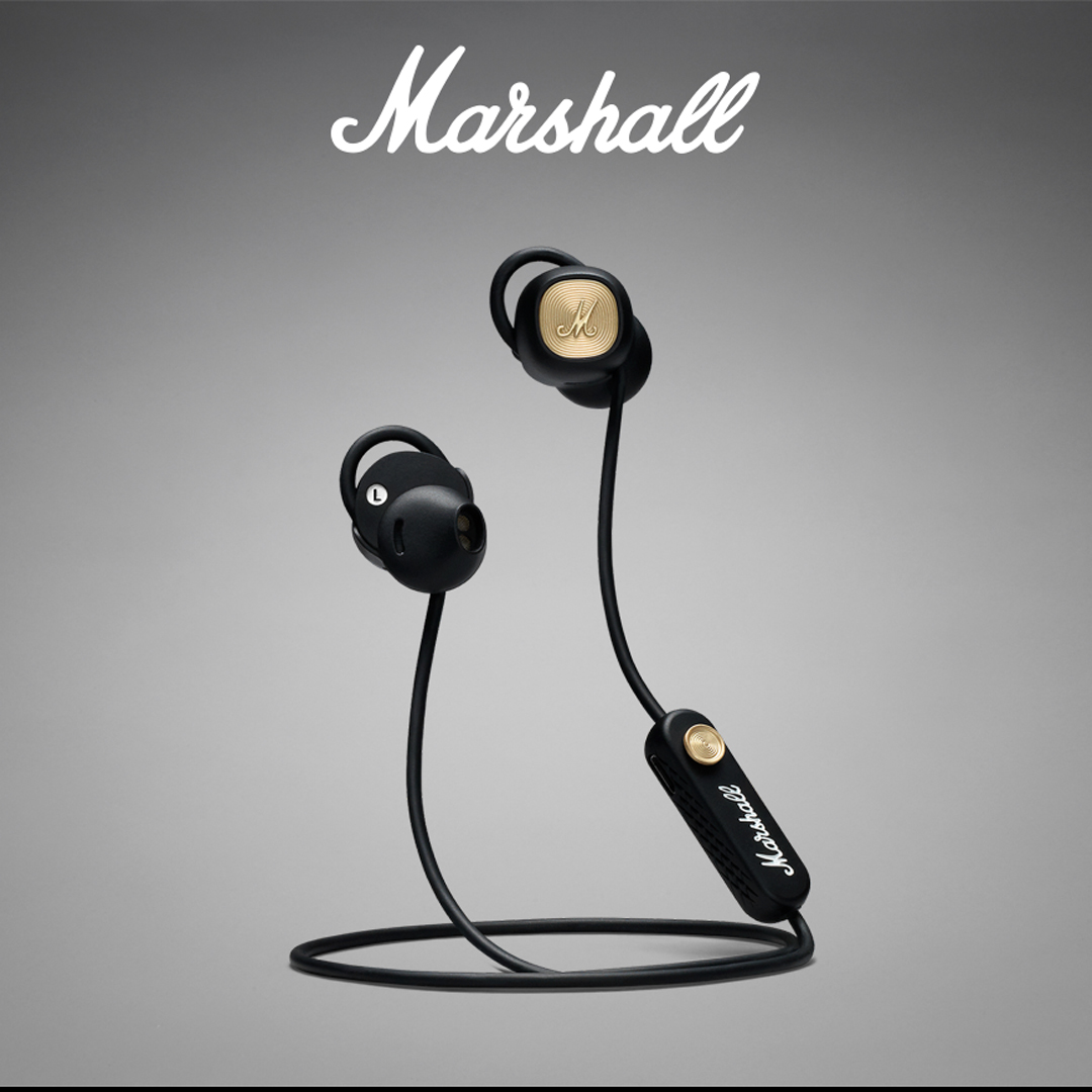 MARSHALL MINOR II Minor 2 Bluetooth Earphones - Black | Lazada.co.th