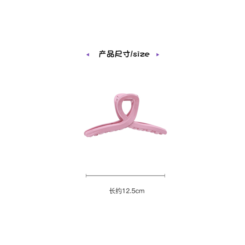 【ZEVER】Mới 2023 kẹp tóc màu kẹo đơn giản kẹp tóc lớn